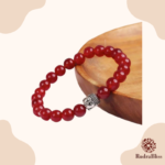 Ruby Stone Bracelet - 8mm Beads