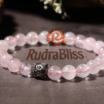 Rose Quartz Healing Bracelet - 8mm Beads - view 4