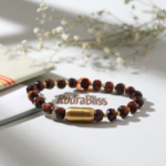 Tiger Eye Diamond Cut Mag Lock Bracelet - view 2