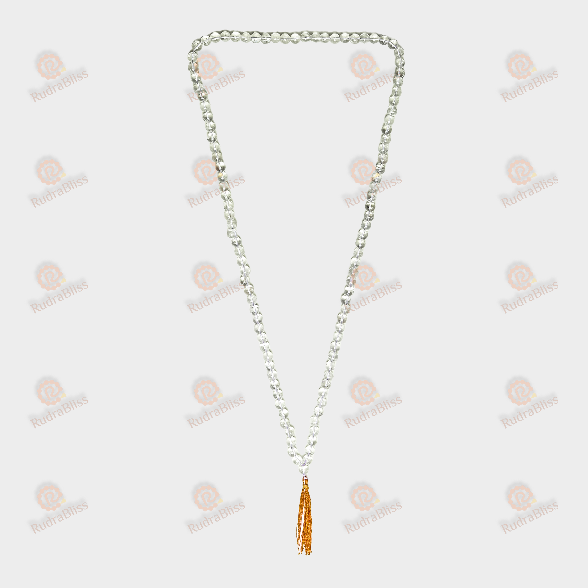 108+1 Beads Sphatik Mala – Original Crystal Quartz Japa Mala