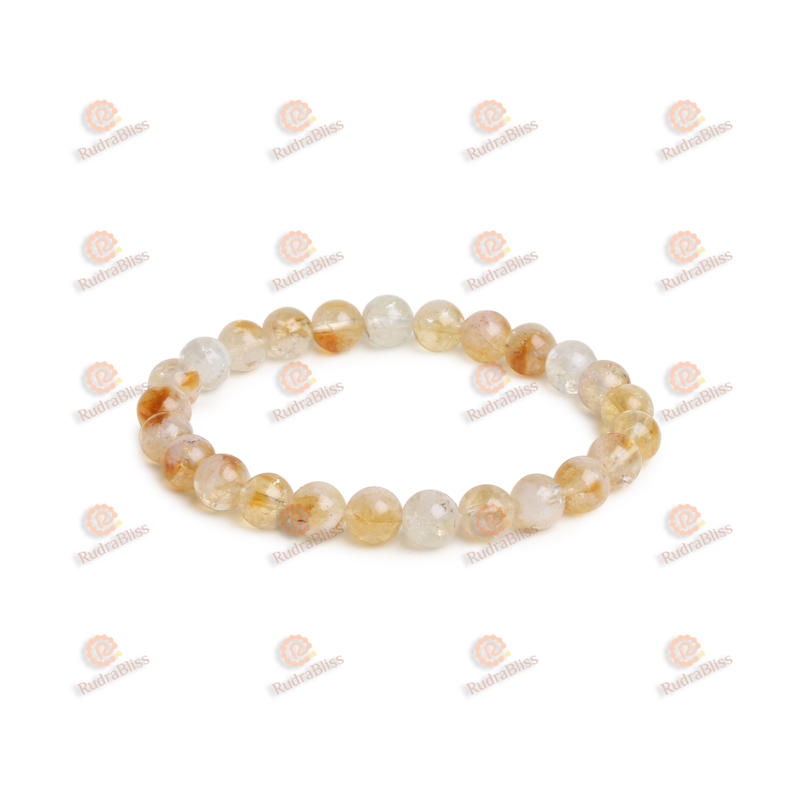 Citrine Bracelet - 8mm Beads