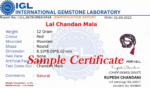 Red Chandan Mala - view 5