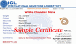 White Chandan Mala - view 5