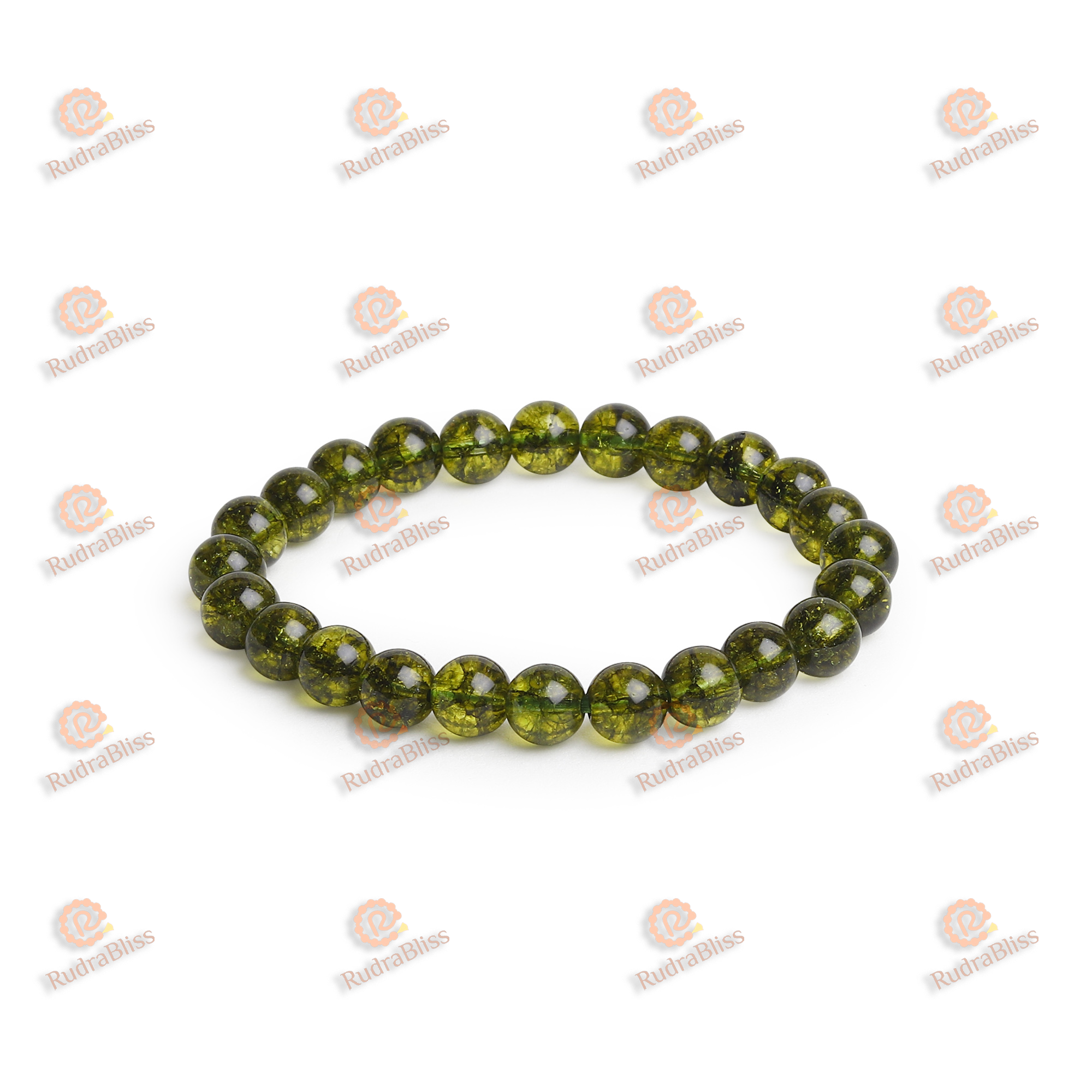 rudrabliss green peridot bracelet Green Peridot Bracelet