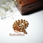 Rudraksha Gold Capping Mala - view 3